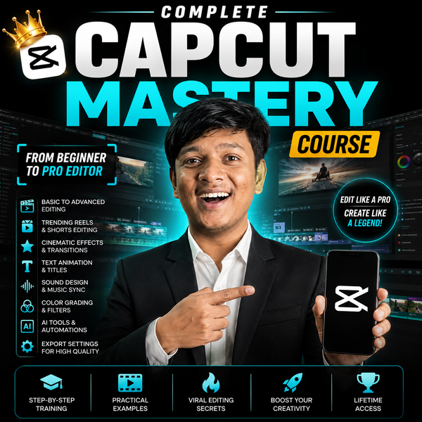 Basic To Advance Capcut Mastery Course