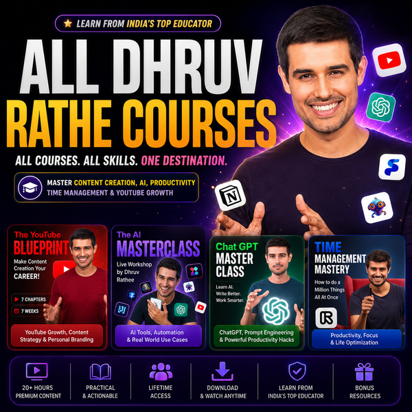 Dhruv Rathe All Courses