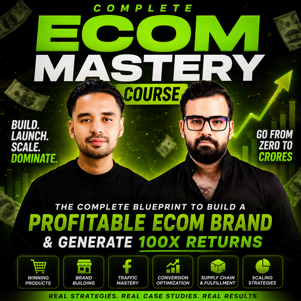 Eccommerce Business Mastery Course