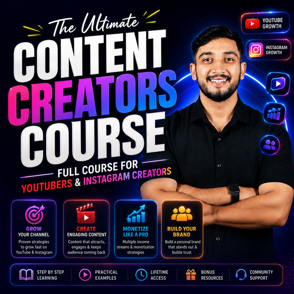 The Ultimate Content Creators Course (Creators Cheat Code) By Proffessor Of How